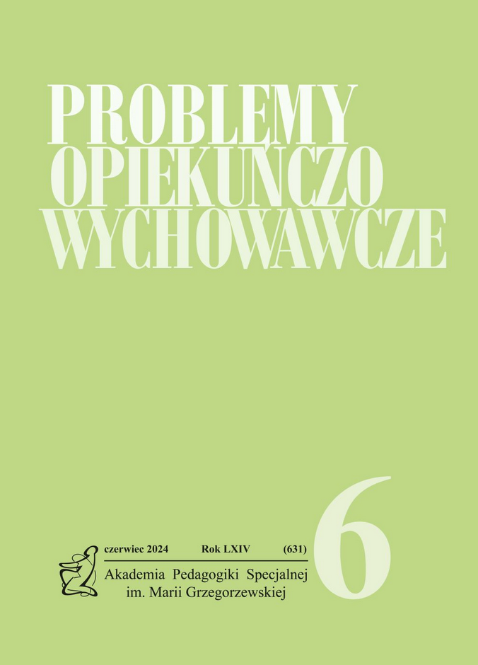 Problemy Opiekuńczo-Wychowawcze nr 6/2024