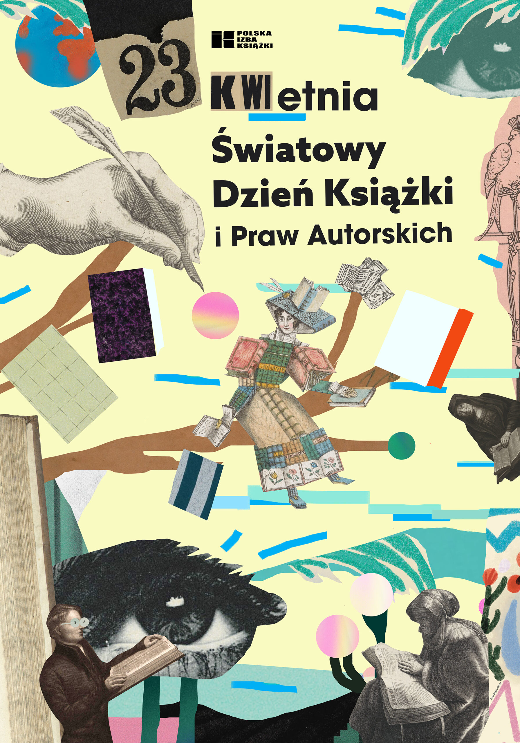 PLAKAT B1 PIOTR DEPTA KLESTA SWIATOWY DZIEN KSIAZKI I PRAW AUTORSKICH 2026 do sieci scaled