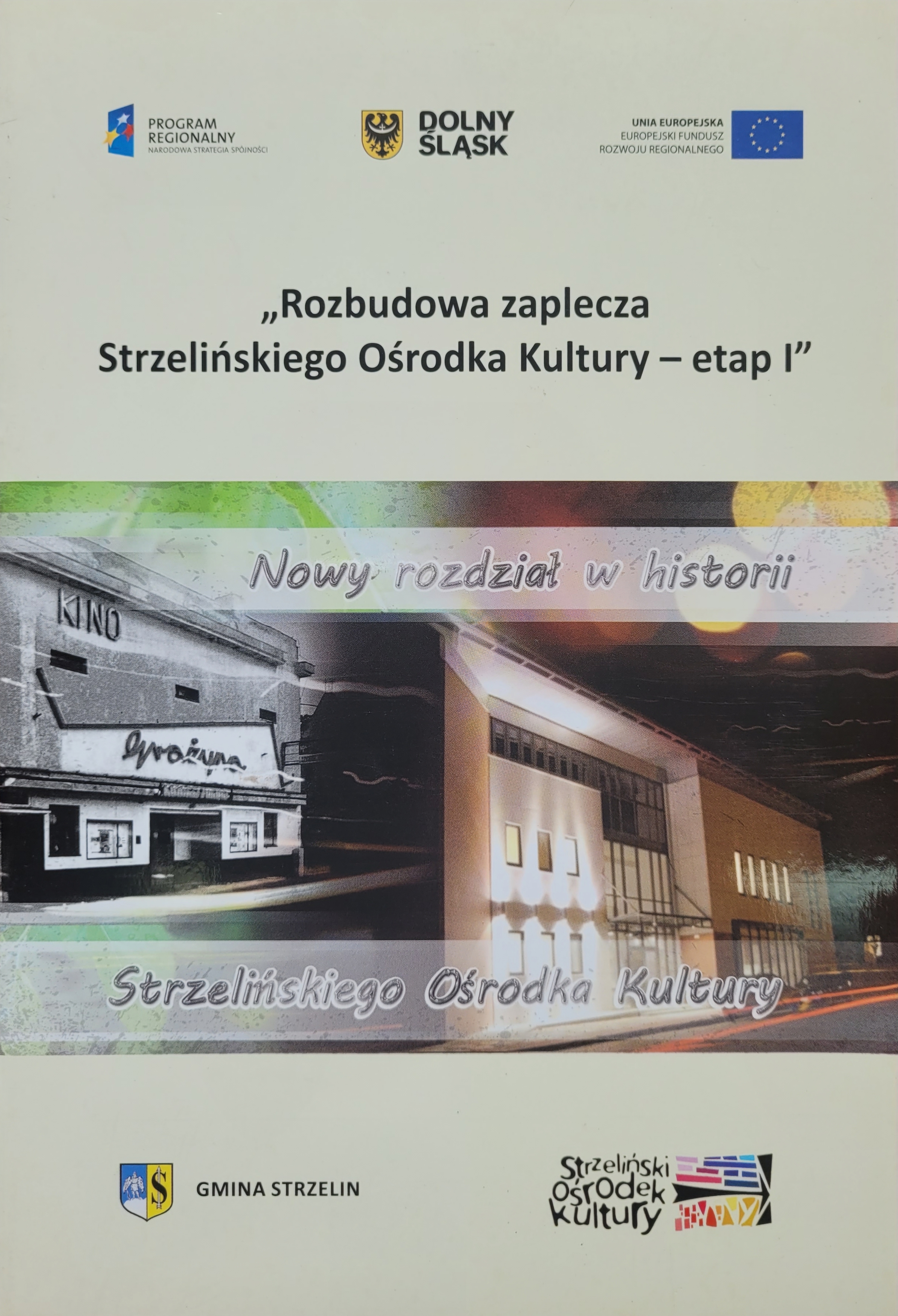 okładka publikacji poświęconej rozbudowie strzelińskiego ratusza