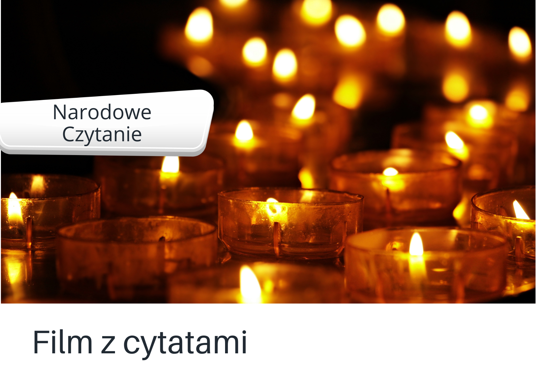 Grafika ilustracyjna: Narodowe Czytanie 2026 Dziadów Adama Mickiewicza - cytaty