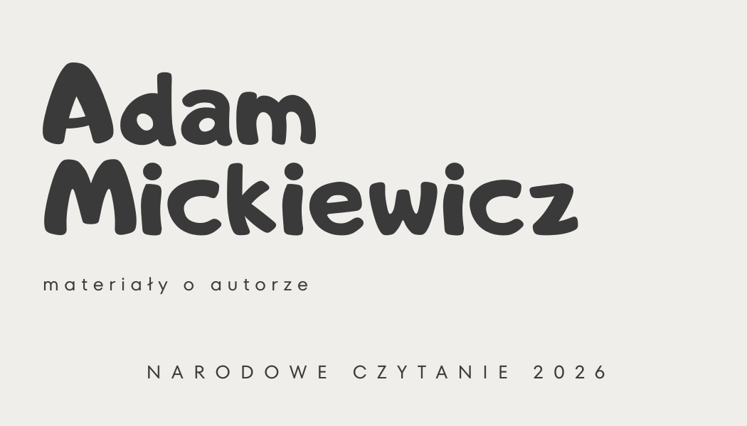 Grafika ilustracyjna: Narodowe Czytanie 2026 Dziadów Adama Mickiewicza - autor