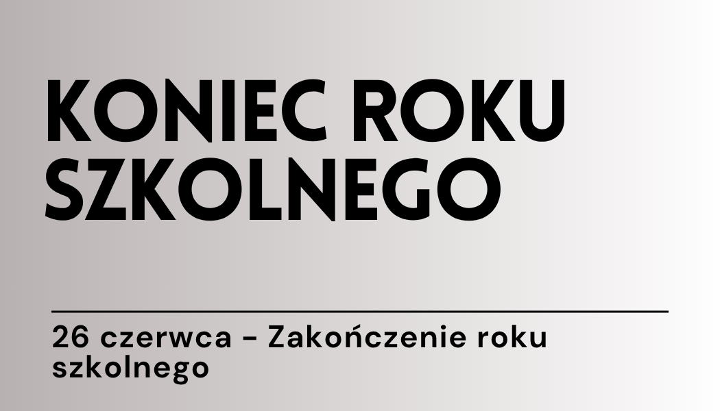 Grafika ilustracyjna: materiały edukacyjne - Koniec roku szkolnego