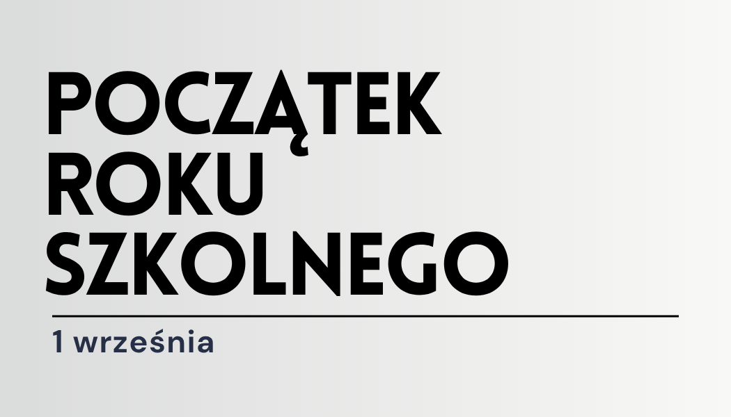 Grafika ilustracyjna: materiały edukacyjne - Początek roku szkolnego