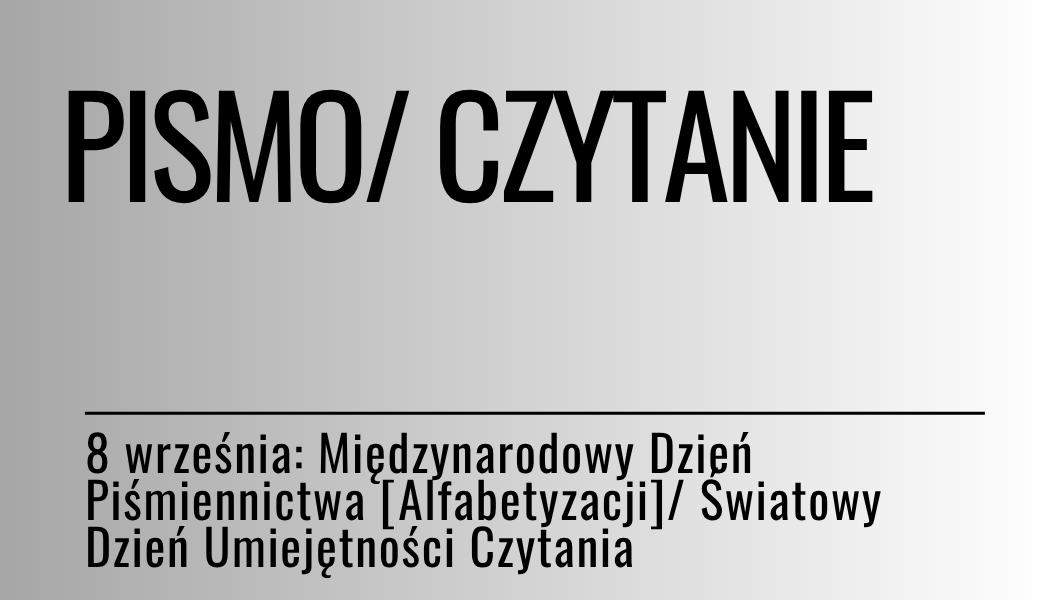 Grafika ilustracyjna: materiały edukacyjne - walka z analfabetyzmem - o piśmie