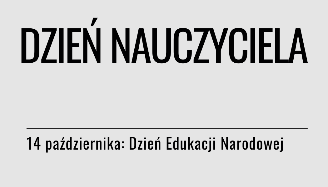 Grafika ilustracyjna: materiały edukacyjne - Dzień Nauczyciela