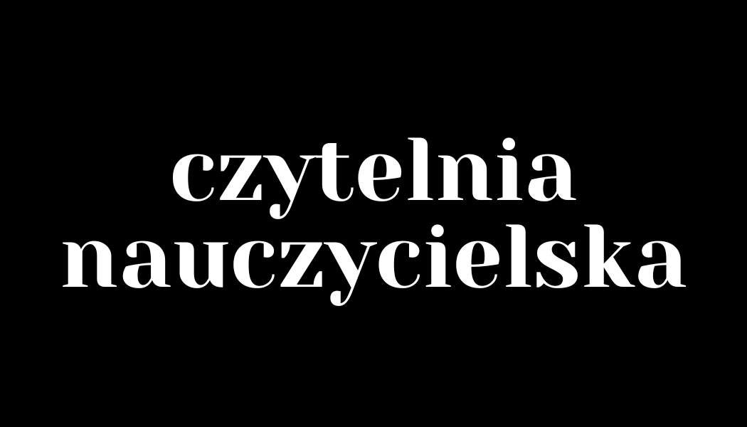 Grafika ilustracyjna działu Czytelnia Nauczycielska i poradniki dla nauczycieli