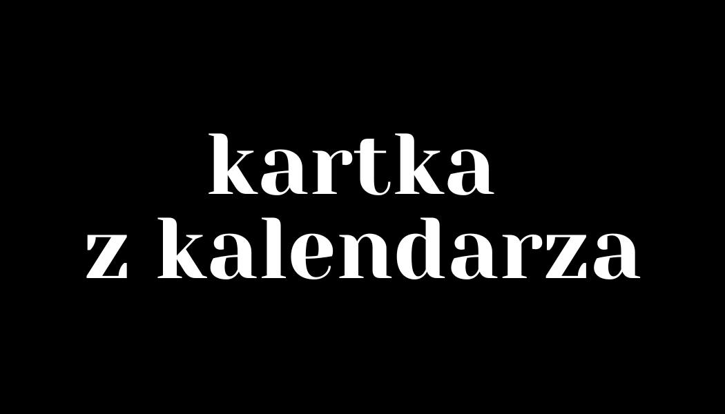 Grafika ilustracyjna działu Kartka z kalendarza z materiałami edukacyjnymi