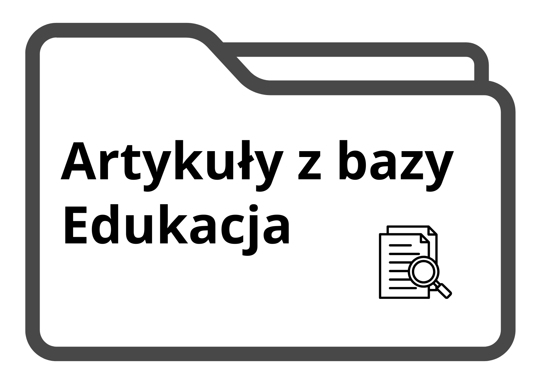 Zasoby Biblioteki - artykuły z czasopism: baza EDUKACJA
