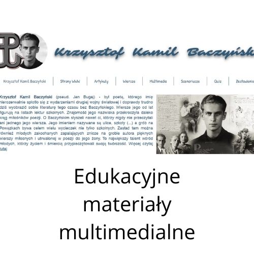 Rok Baczyńskiego - edukacyjne materiały multimedialne 