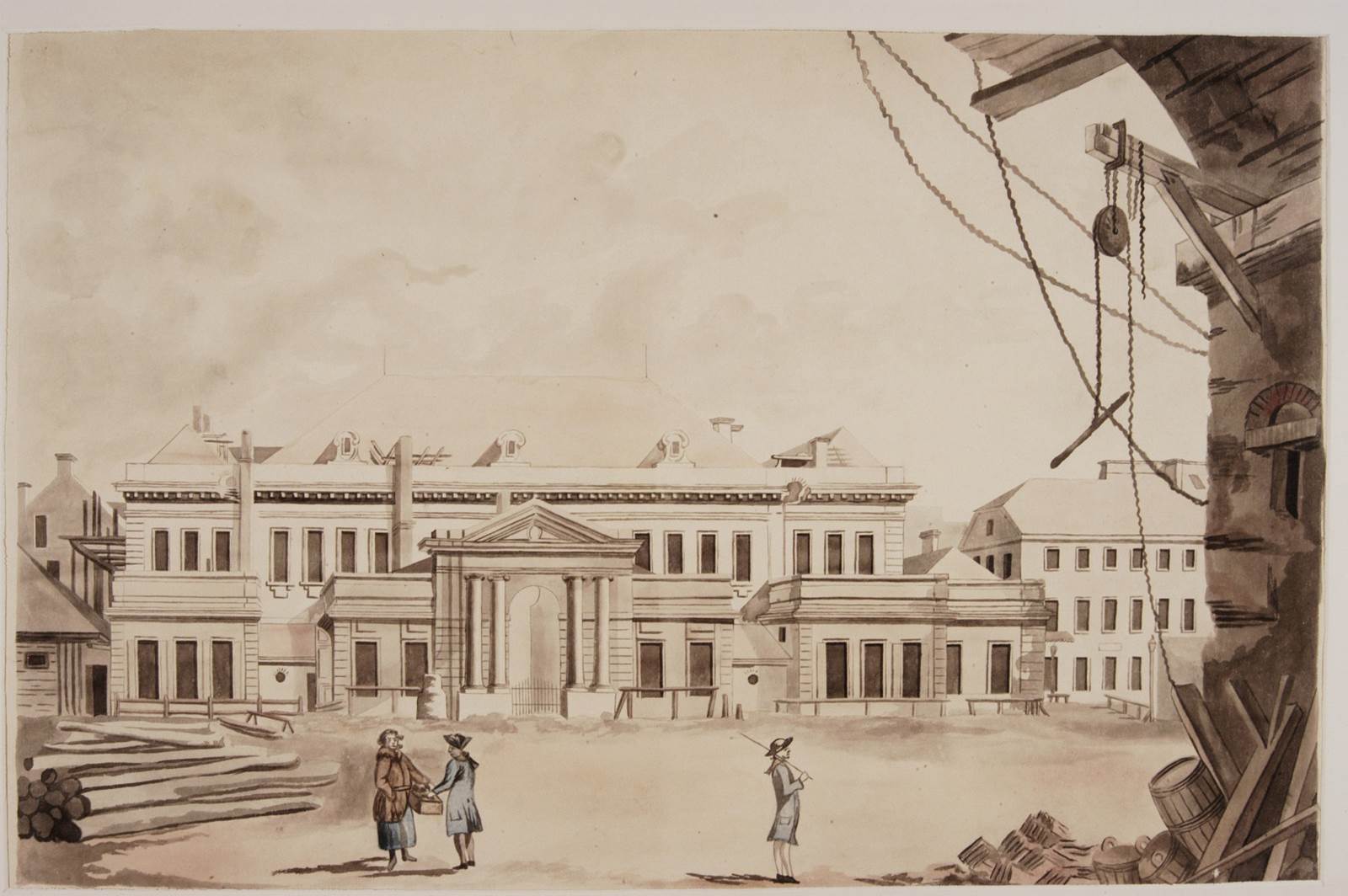 Teatr Narodowy na Placu Krasińskich w Warszawie Zygmunt Vogel ok. 1791