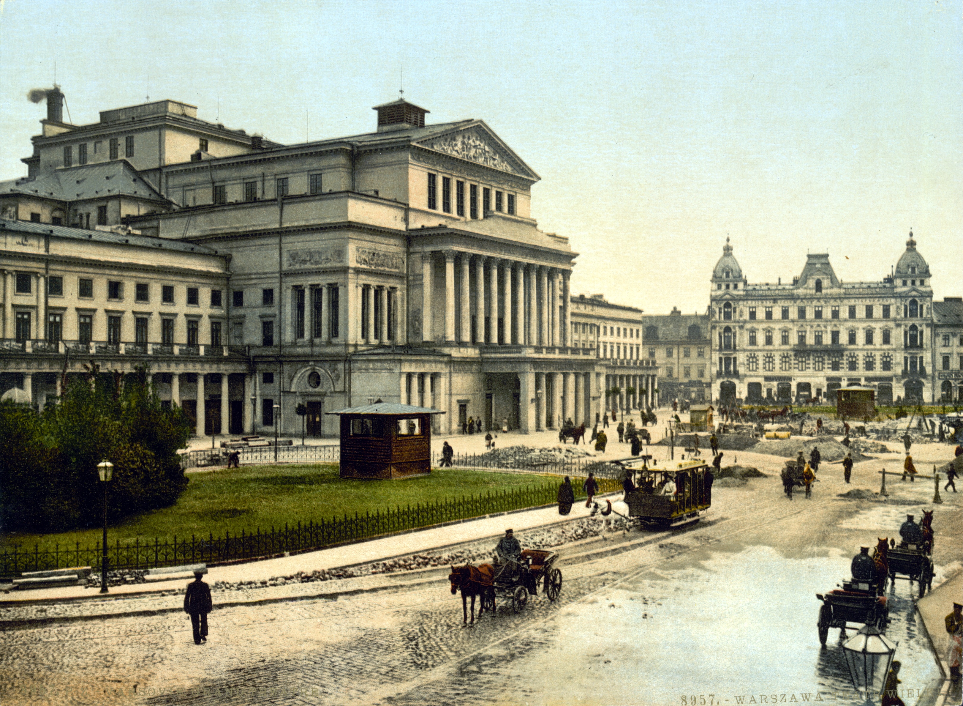 Teatr Wielki w Warszawie ok. 1890