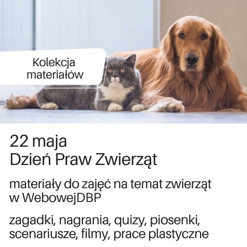 Kolekcja materiałów na temat zwierząt w serwisie WEBowaDBP.