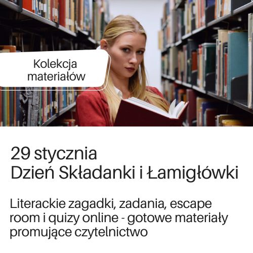 Grafika ilustracyjna z linkiem do kolekcji materiałów: Dzień Kropki