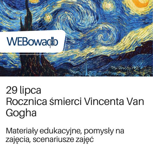 Strona WEBowaDBP na temat Vincenta Van Gogha