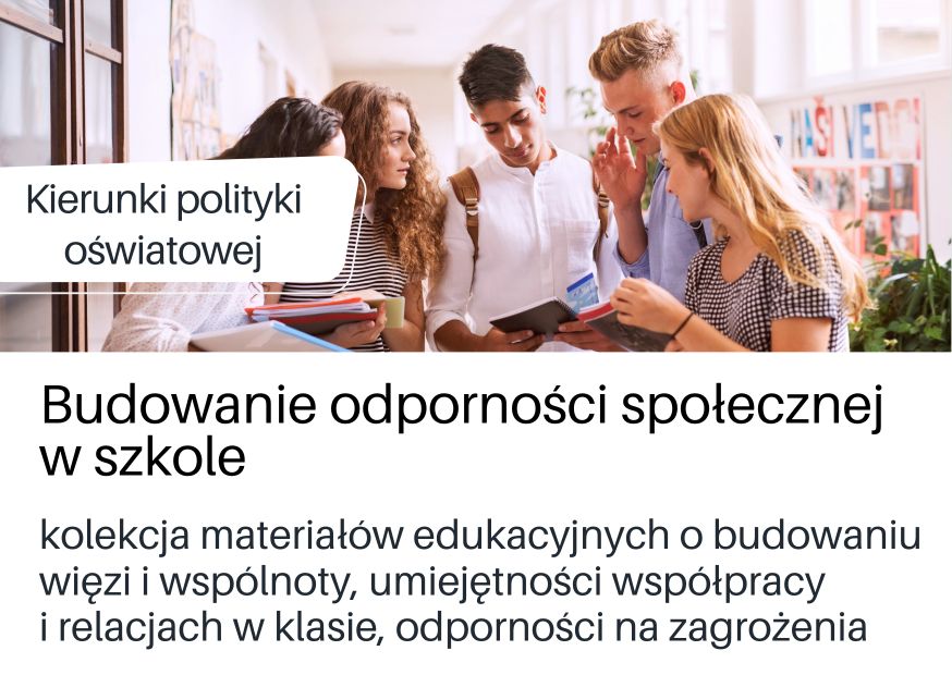 Strona WEBowaDBP - kolekcja materiałów o budowaniu odporności społecznej w szkole