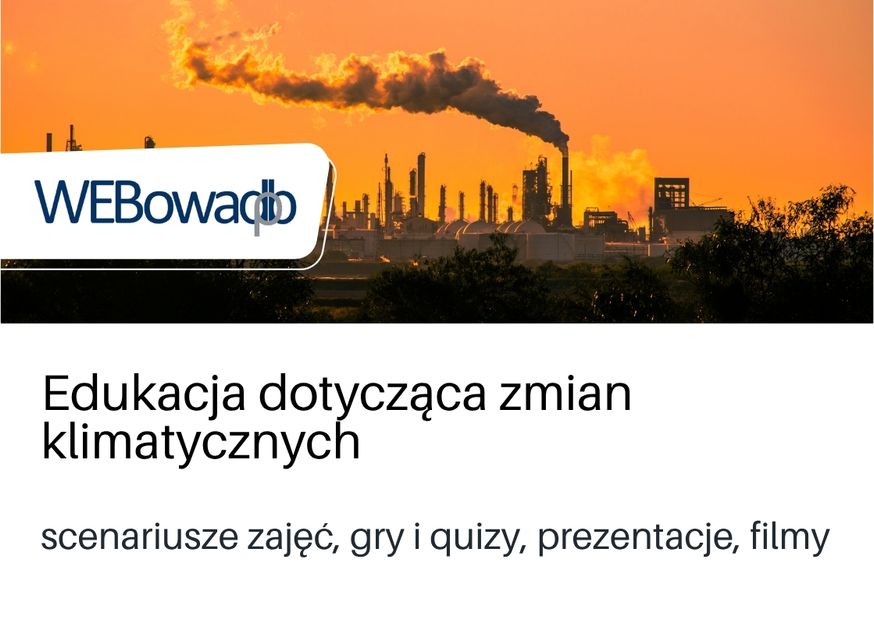 Strona WEBowaDBP na temat edukacji o zmianach klimatycznych