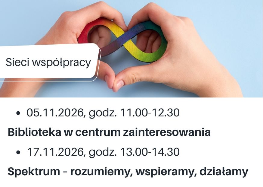 Informacja o zapisach na sieć współpracy "Biblioteka w centrum zainteresowania".