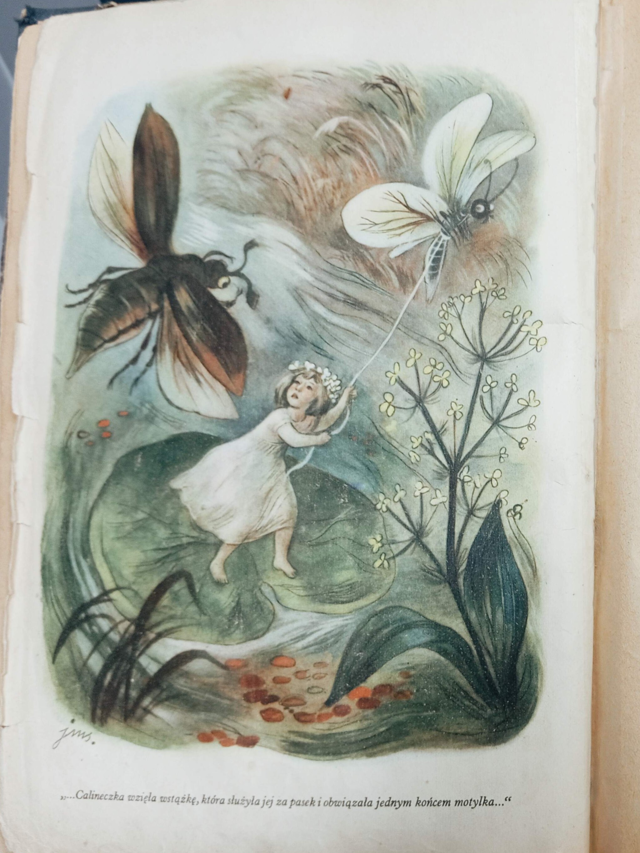 Grafika ilustracyjna: Dzieje się w Czytelni DBP - świat baśni Andersena