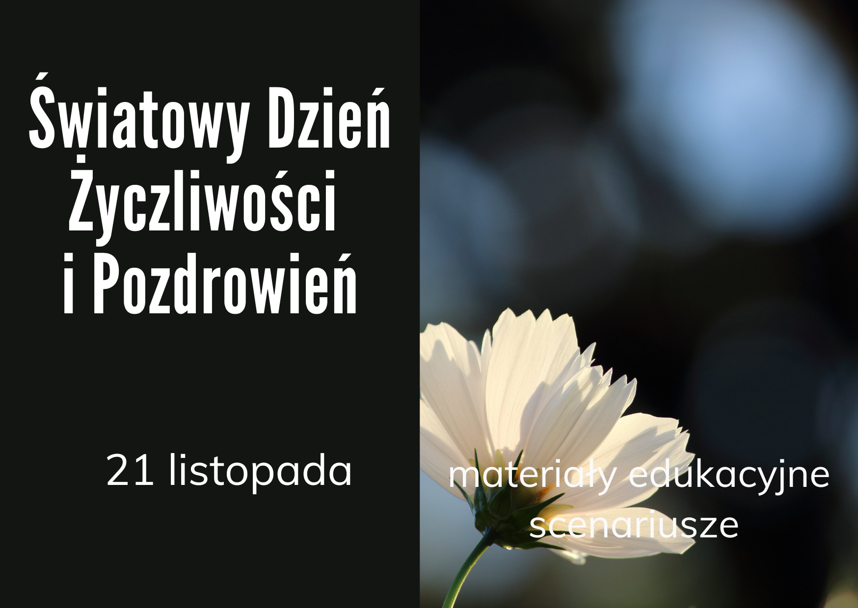 Światowy Dzień życzliwości i pozdrowień: link do scenariuszy zajęć