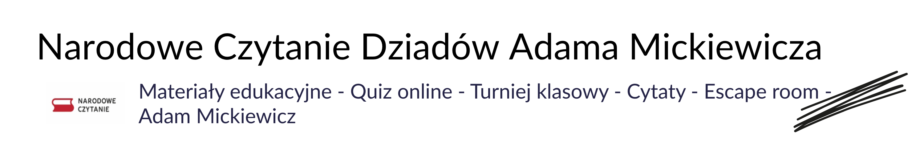 Grafika Ilustracyjna: Narodowe Czytanie Dziady Adama Mickiewicza
