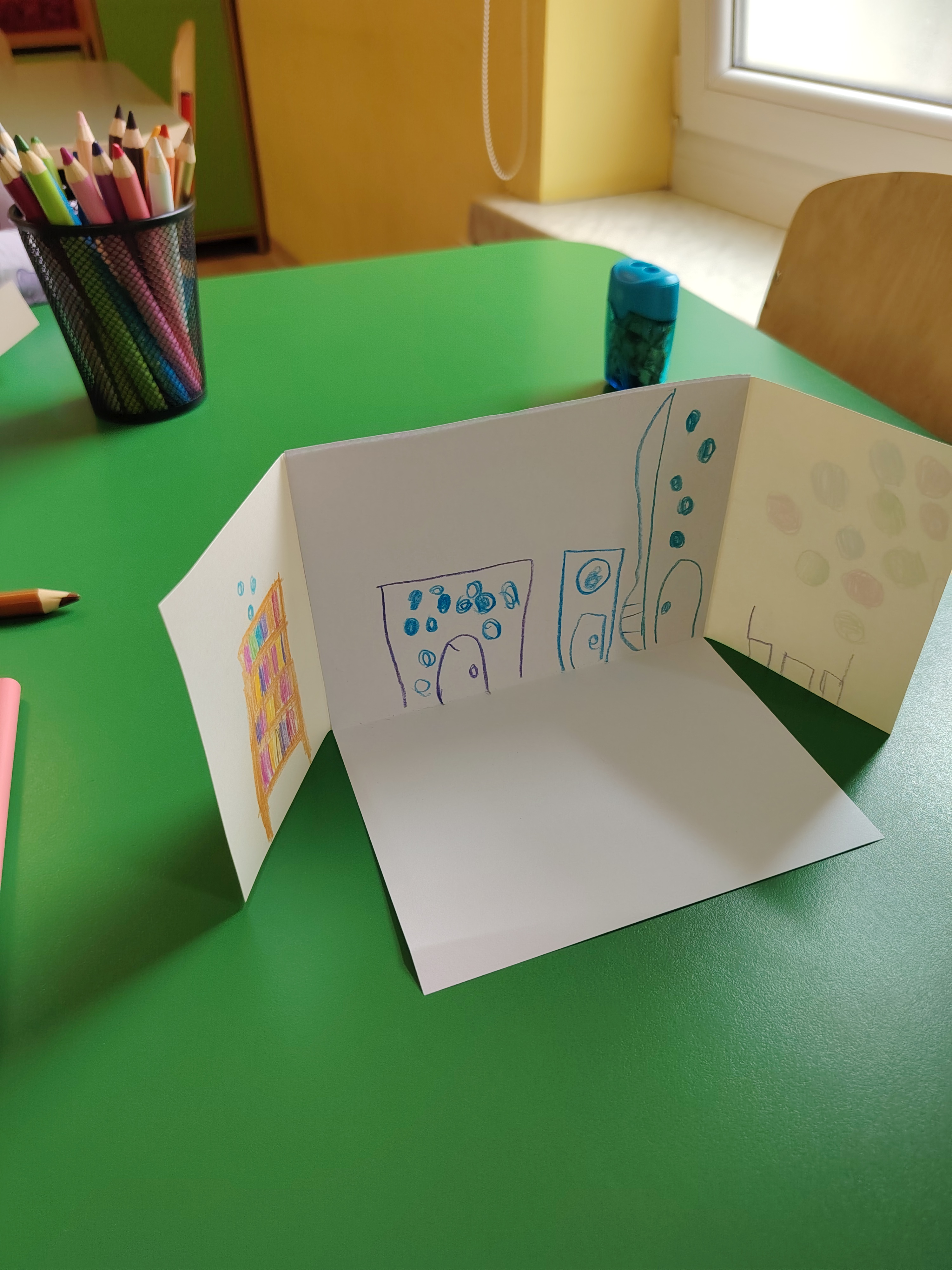 Grafika ilustracyjna do zajęć z okazji Tygodnia Bibliotek - zajęcia z przedszkolakami