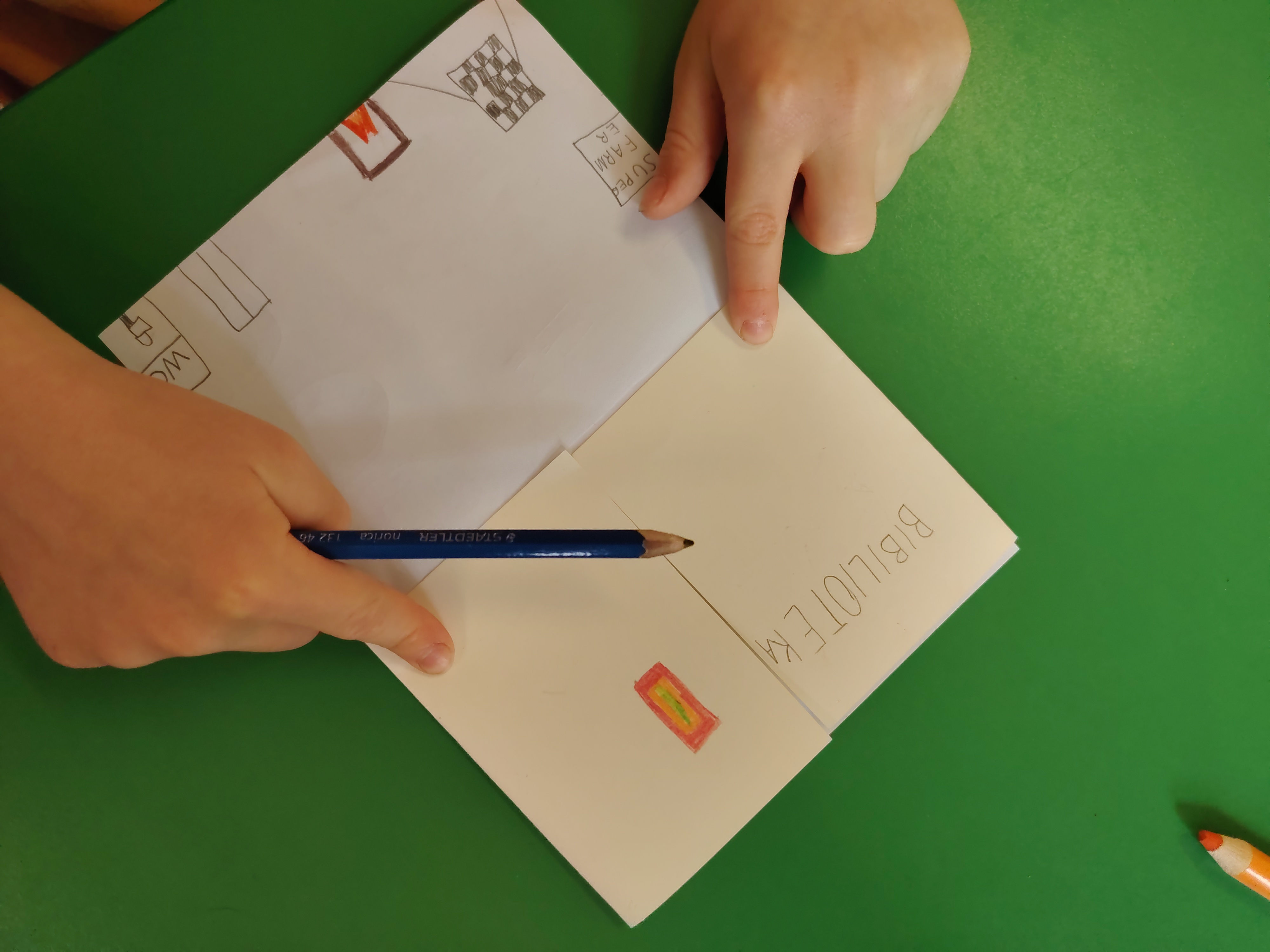 Grafika ilustracyjna do zajęć z okazji Tygodnia Bibliotek - zajęcia z przedszkolakami