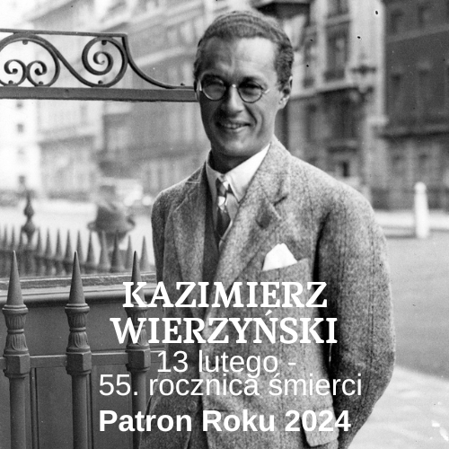 Materiały: Kazimierz Wierzynski patron roku 2024