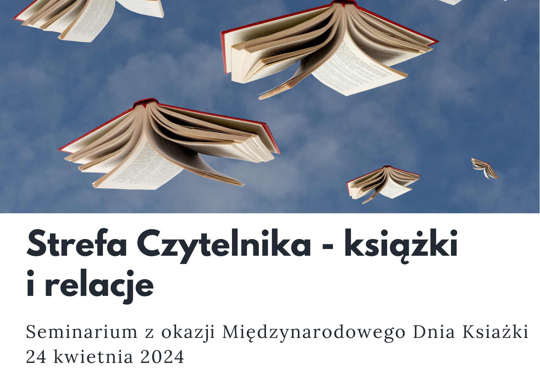Seminarium Strefa Czytelnika - książki i relacje - 24 marca