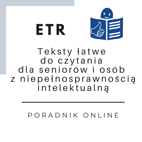 Poradnik: ETR - teksty łatwe do czytania