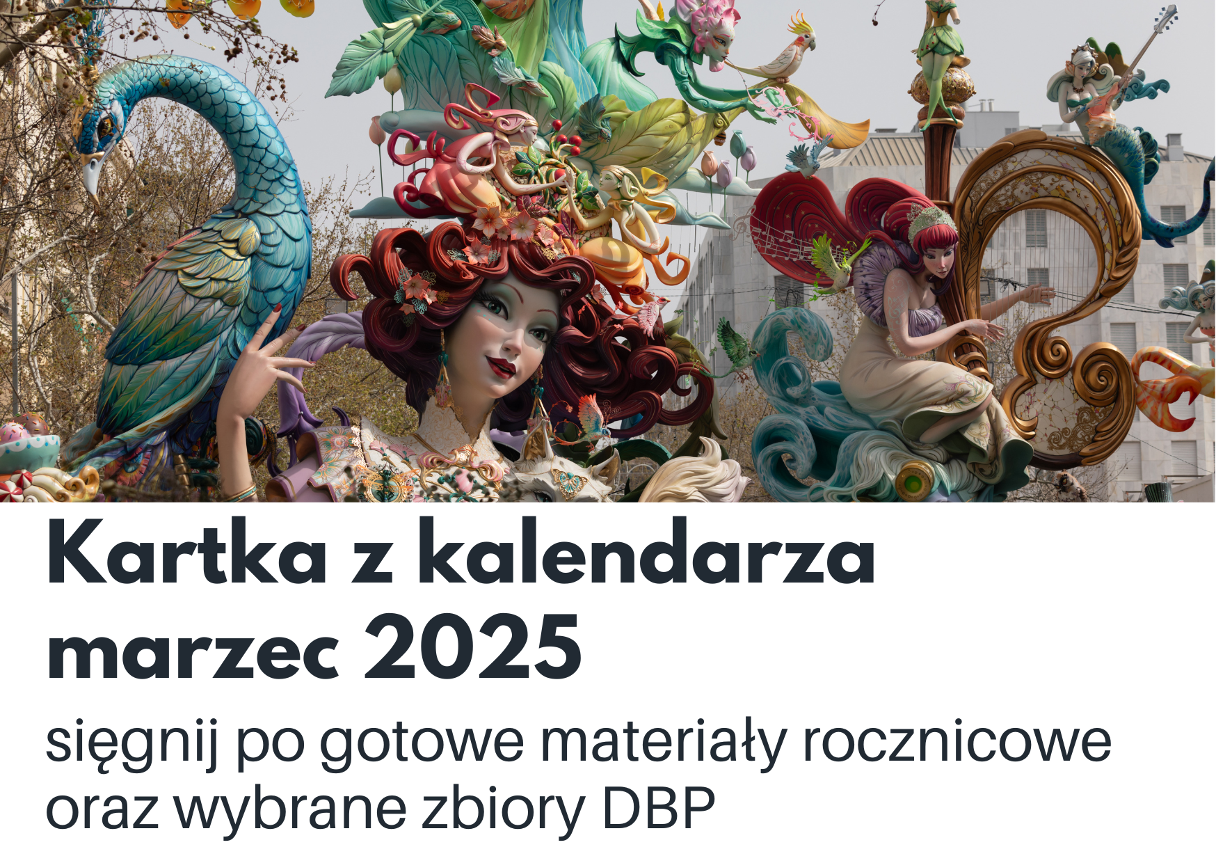 Kartka z kalendarza na marzec 2025 - przegląd materiałów rocznicowych