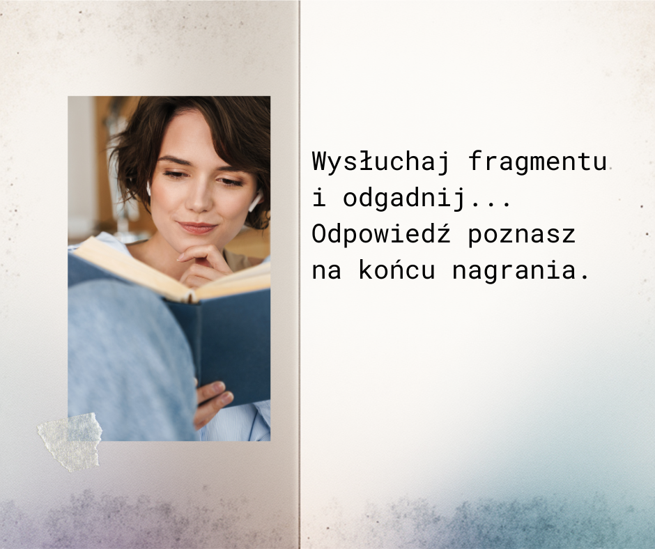 Grafika ilustracyjna: Aktywnie czytamy - co to za książka - podcasty z zagadkami