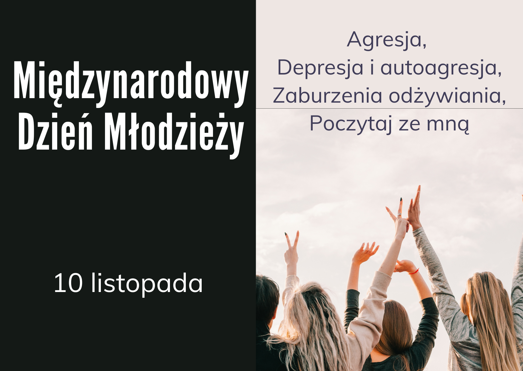 Kolekcja tematycznych materiałów Dzień Młodzieży: Agresja, Depresja i autoagresja, Zaburzenia odżywiania, Poczytaj ze mną