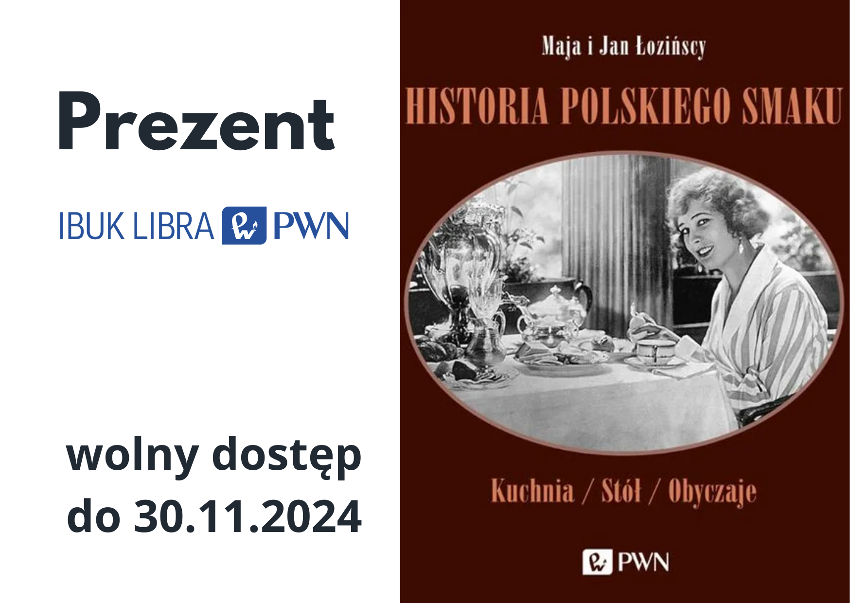 Prezent IBUK Libra na listopad 2024: Historia polskiego smaku - link do opisu książki