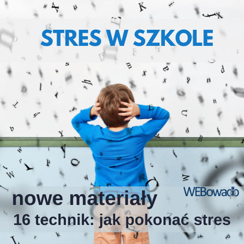 Stres w szkole: materiały edukacyjne - link do strony