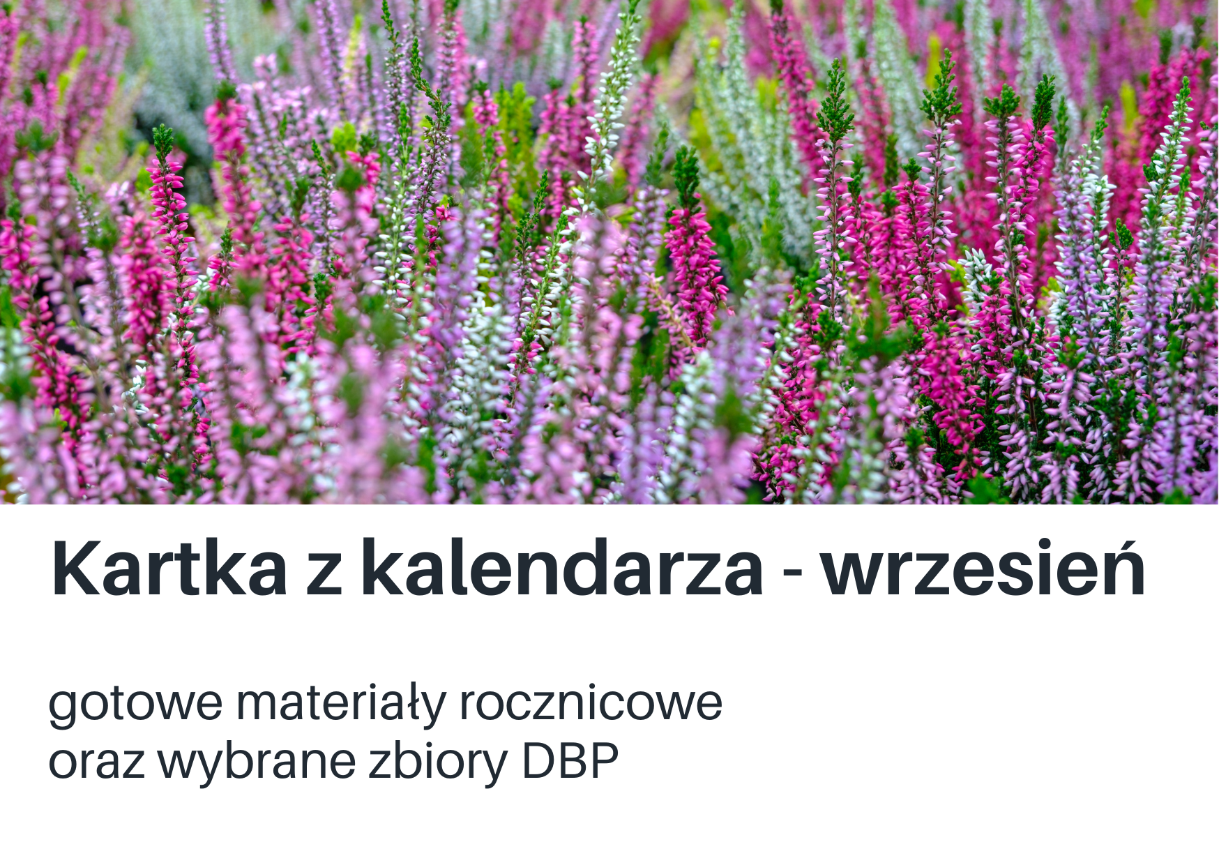 Kartka z kalendarza na wrzesień 2025 - przegląd materiałów rocznicowych