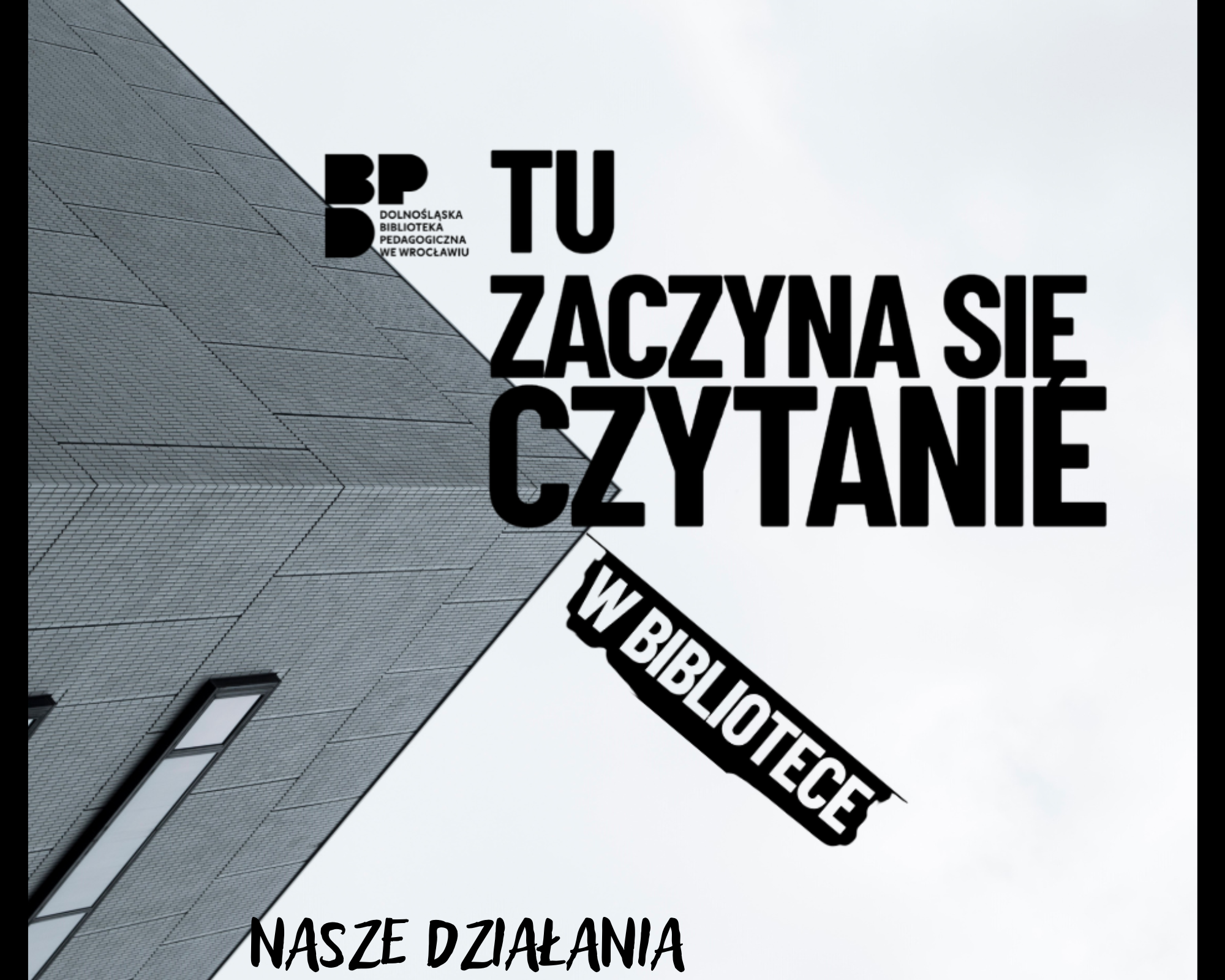 Grafika ilustracyjna do prezentacji o działaniach czytelniczych biblioteki