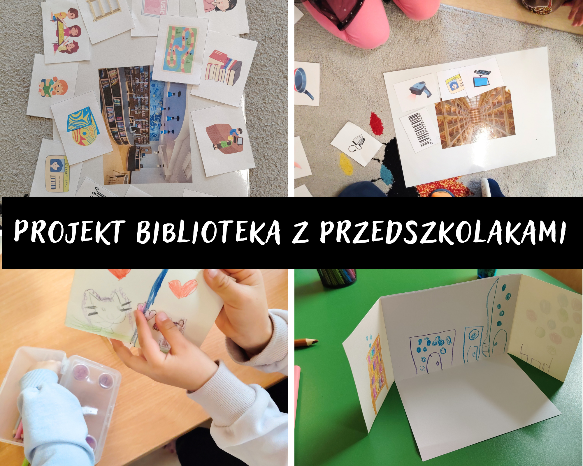 Grafika ilustracyjna: zajęcia z okazji Tygodnia Bibliotek