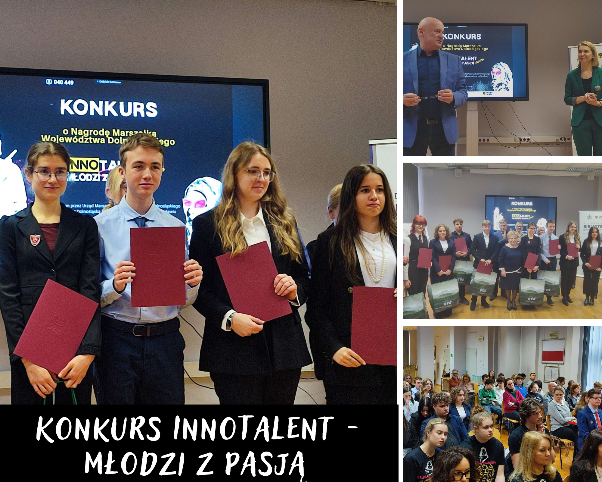 Grafika ilustracyjna do konkursu InnoTalent - Młodzi z pasją