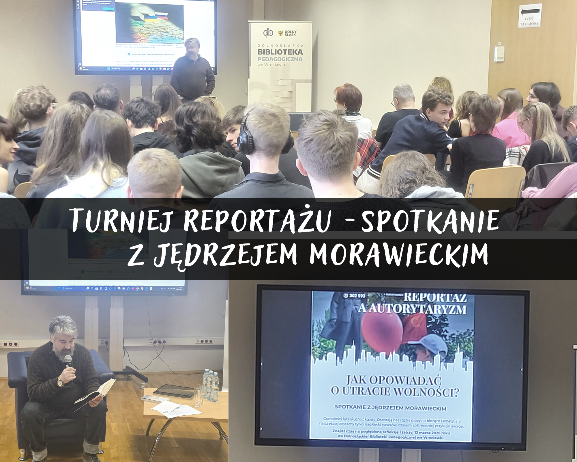 Grafika ilustracyjna: spotkanie z Jędrzejem Morawieckim