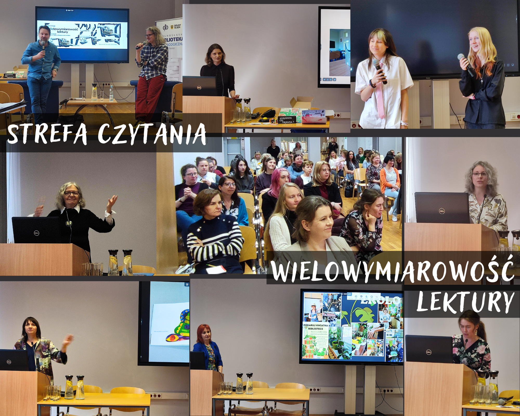 Grafika ilustracyjna: Konferencja Strefa kultury - Wielowymiarowość lektury
