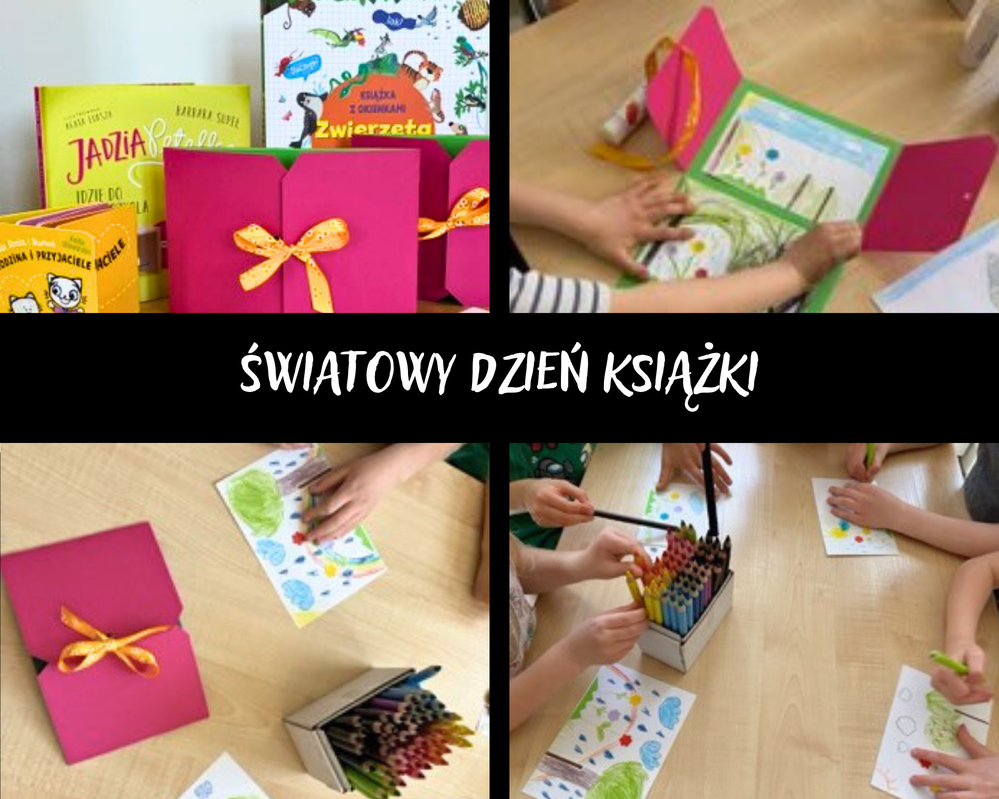 Grafika ilustracyjna: Zajęcia z okazji Dnia Książki