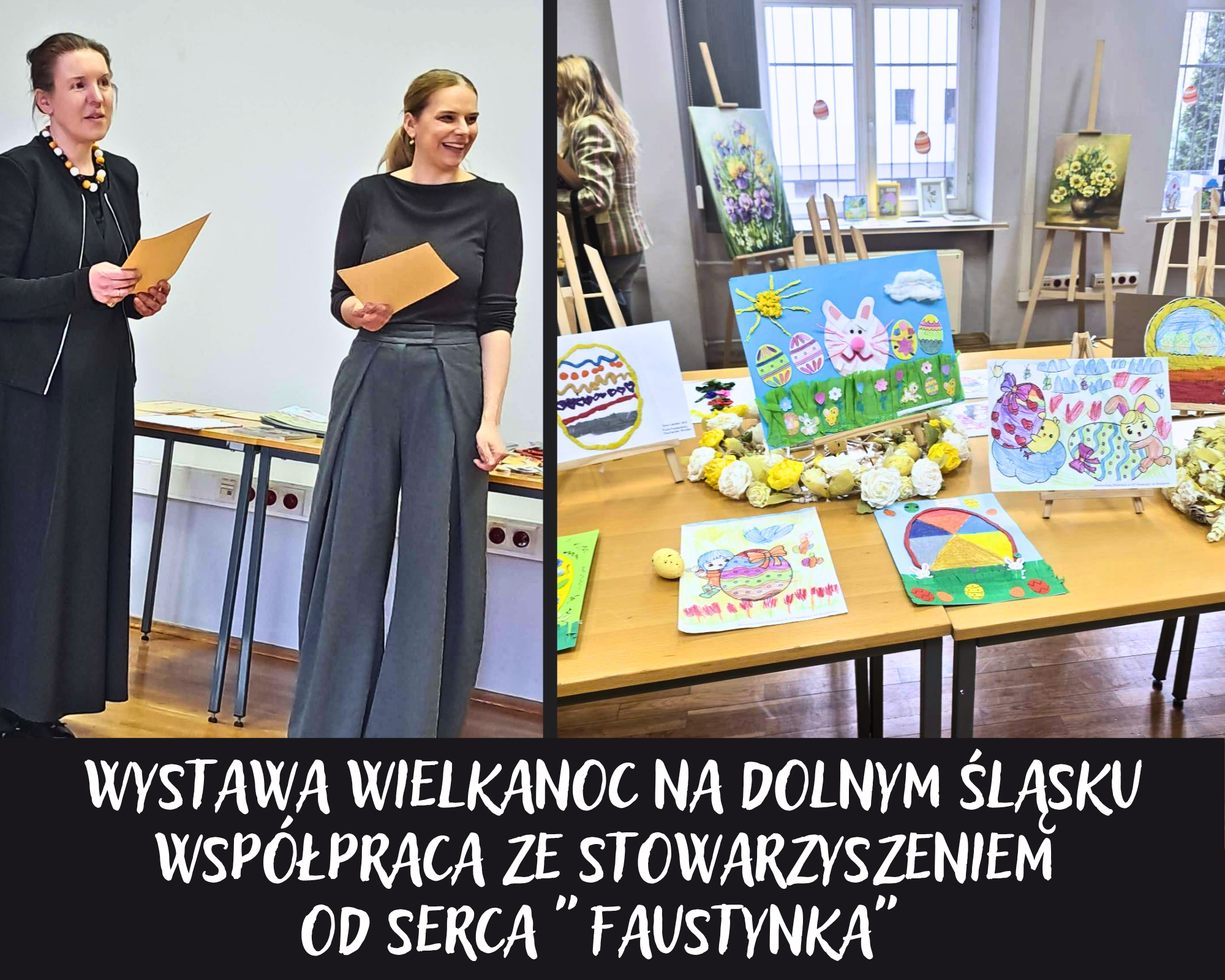 Grafika ilustracyjna: wystawa Wielkanoc na Dolnym Śląsku