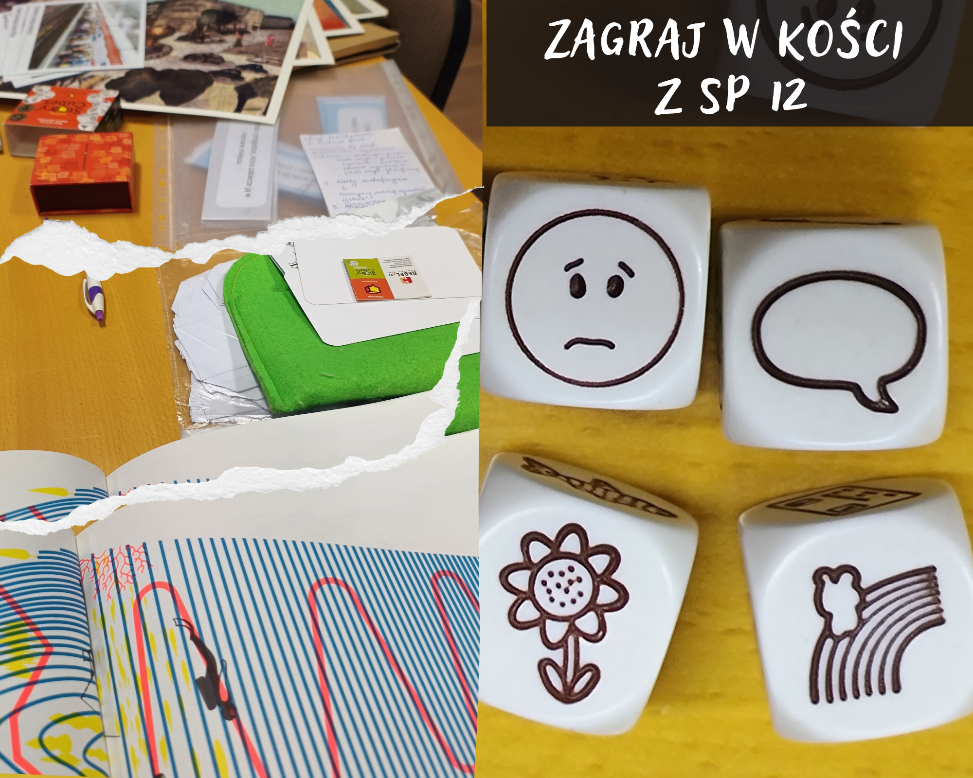 Grafika ilustracyjna: zajęcia Zagraj w kości