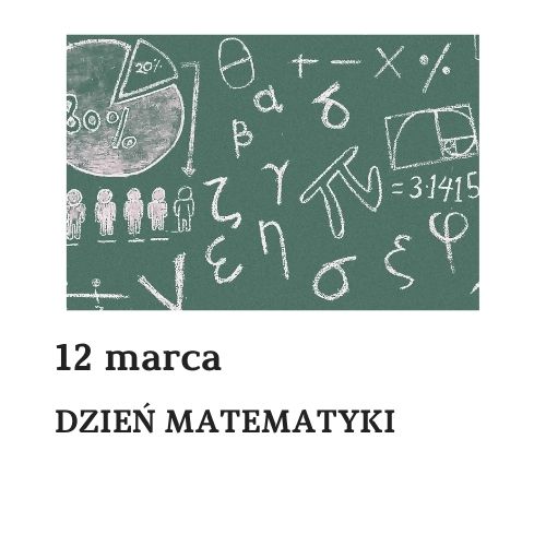 kartka z kalendarza - dzień matematyki