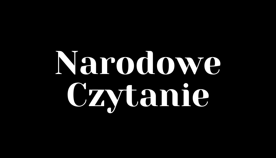 Wydarzenia biblioteczne: Narodowe Czytanie