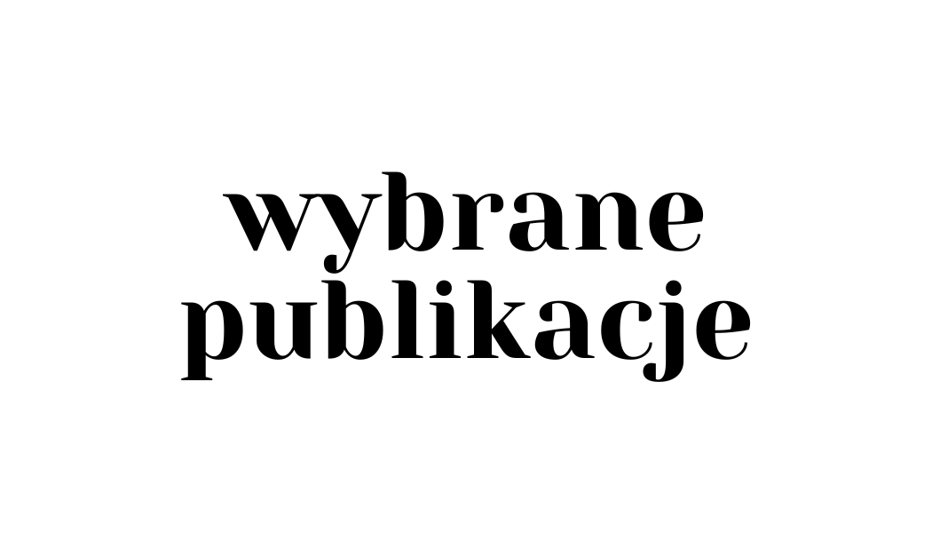 Zasoby biblioteki - wybrane publikacje