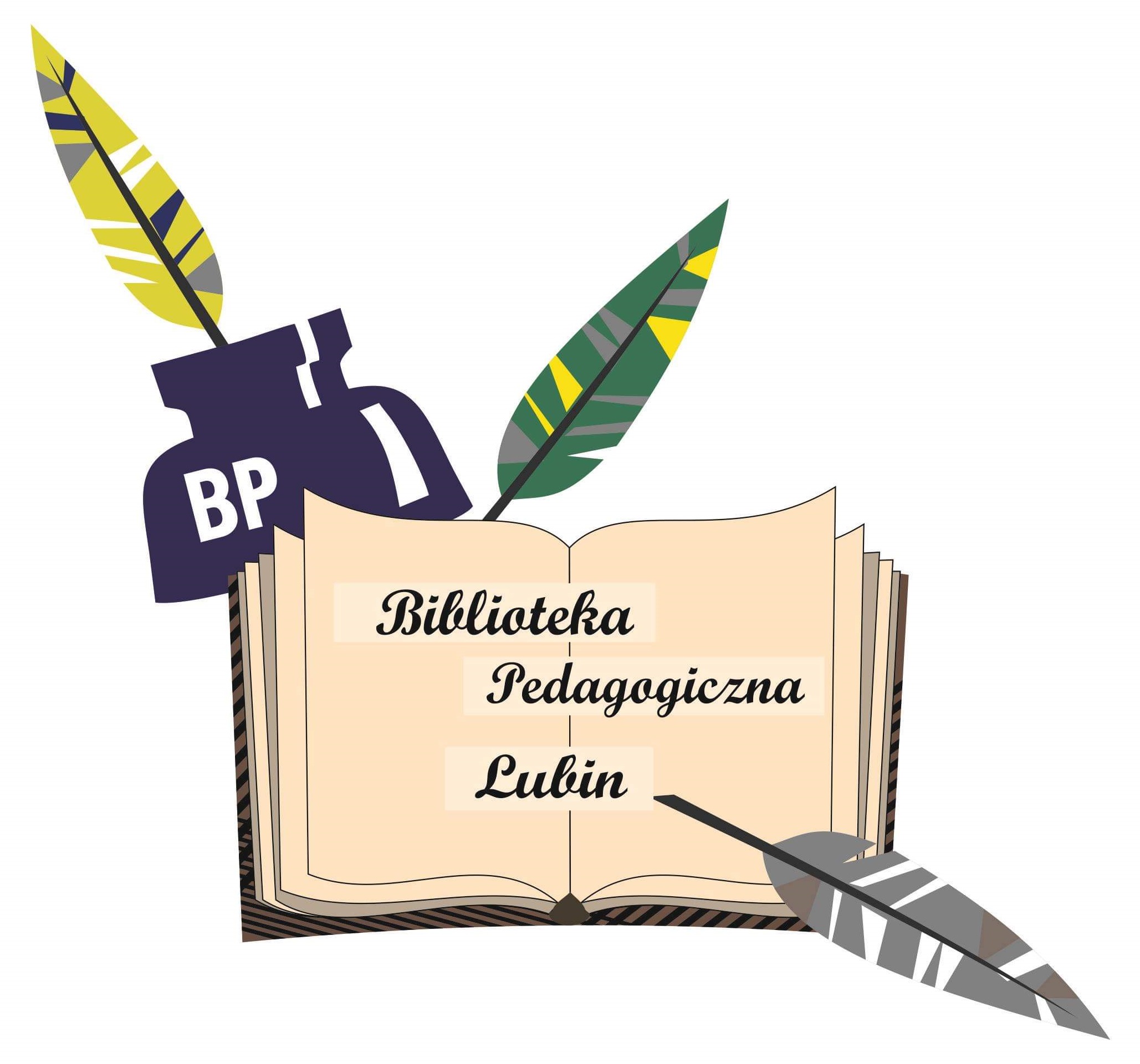 logo biblioteki pedagogicznej w Lubinie