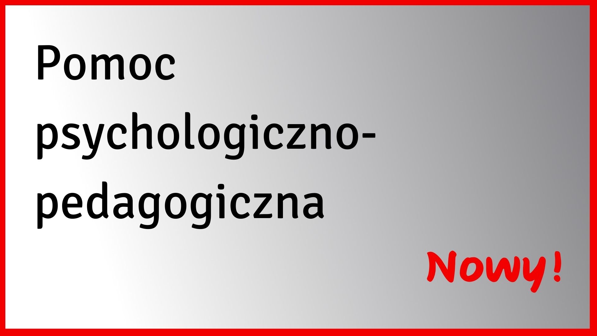 Pomoc psychologiczno pedagogiczna